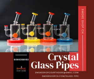 crystal glass pipes