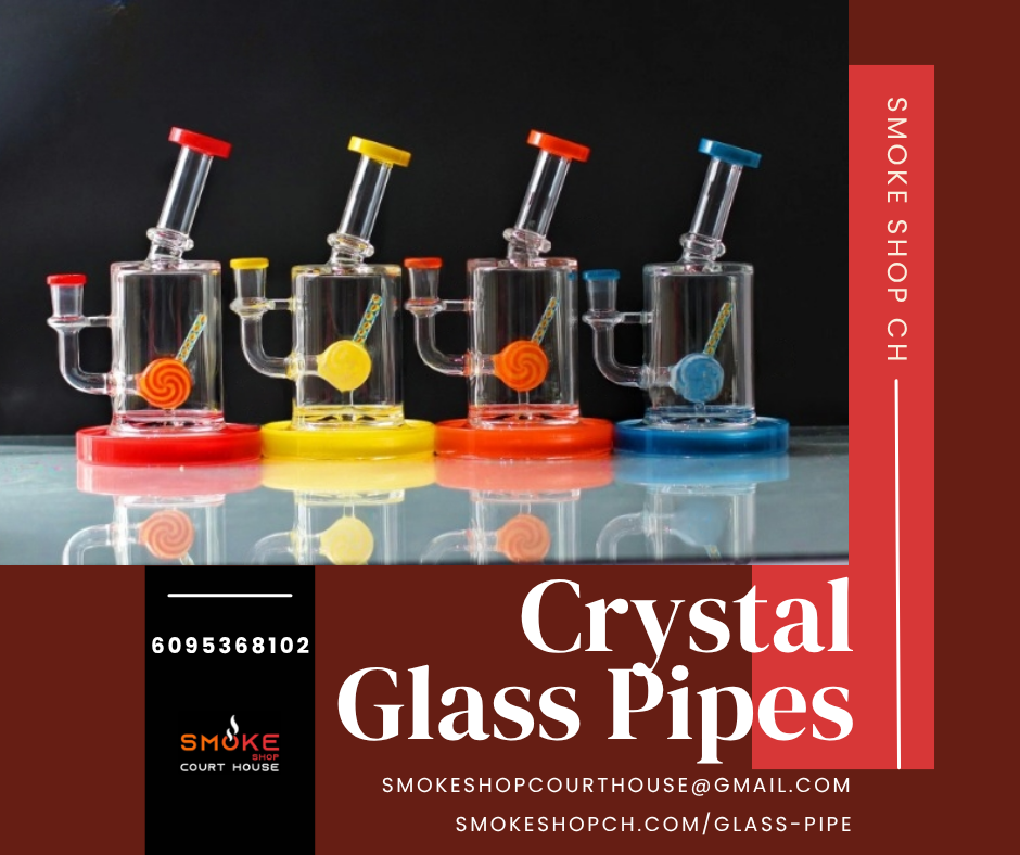 crystal glass pipes